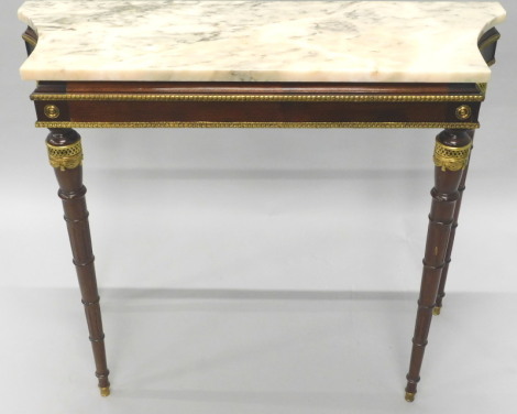 A Continental console table