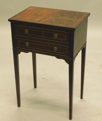 A mahogany work table