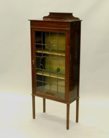 An Edwardian mahogany display cabinet