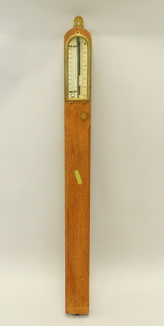 An oak stick barometer