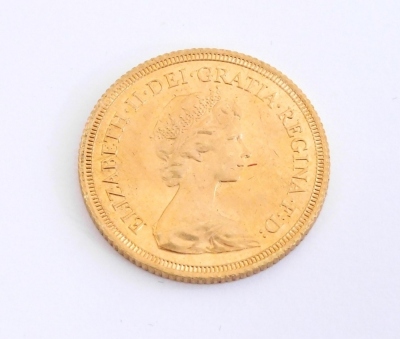 An Elizabeth II gold sovereign, dated 1979, 8.0g. - 2