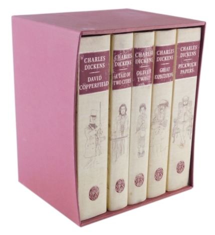 Dickens (Charles). A Tale of Two Cities and other novels, by The Folio Society, in slip case. (5)