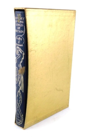 Beowulf, a hardback book by The Folio Society, in slip case and the History of the Kings of Britain, a hardback book by The Folio Society.