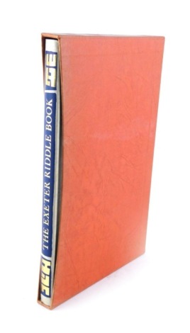 The Exeter Riddle Book, a hardback book by The Folio Society, in slip case.