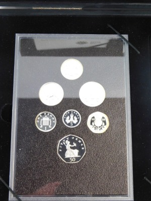 A Royal Mint 2008 United Kingdom Coinage Emblems of Britain silver proof coin set, with certificate of authenticity, number 0683, in presentation box. - 2