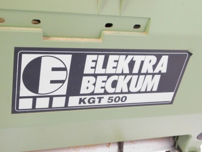 An Elektra - Beckum table top saw, model KGT500, and accessories. - 4