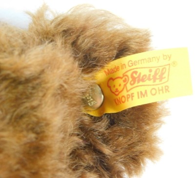 A Steiff Boyd's Head Bean Collection brown Teddy bear, with labels, 30cm high. - 2