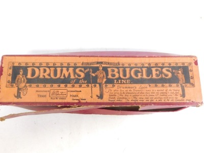 An early 20thC Britain's lead soldier set, drums and bugles, boxed. (7) - 3