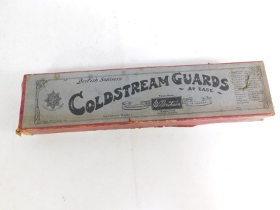 An early 20thC Britain's Soldiers Set, Coldstream Guards at Ease, soldiers, figures and equestrian, boxed. - 2