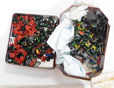 A group of Warhammer, comprising 40000, partially painted figures, Chaos army, etc. (1 box) - 4