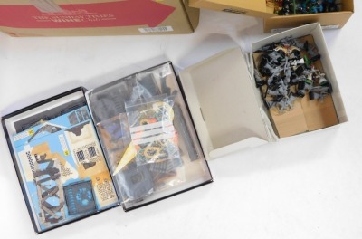 Warhammer sets, including Imperial Battle bunker, Orch Stronghold, painted figures, kit builds, etc. (1 box) - 2