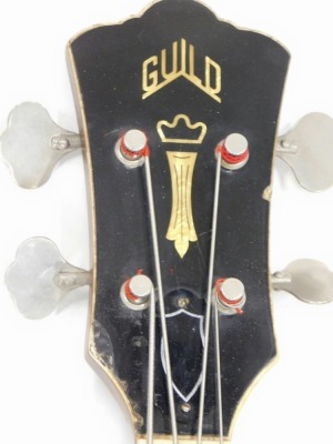 A Guild M-85 II Bluesbird bass guitar, BB179, c. 1968, with outer case, 113cm long. - 2