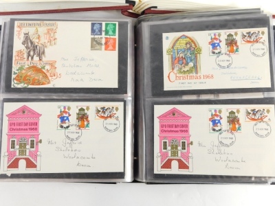 Various first day covers, Republic of Ireland and Eire 1968, other 1960s, Human Rights, John M Synge 1871-1909, Jack B Yeats, various other Irish covers and a further Vatican stamp album partially complete, to include various Pope related stamps. (2 album - 2