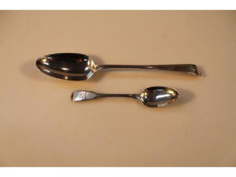 A George III silver Old English dessert spoon