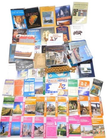 Various books, maps, OS maps, etc., Ordnance survey folding map of Scunthorpe, etc. (a quantity)