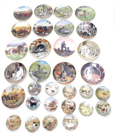 Various collectors plates, Border Fine Arts All Creatures Great and Small, Spring Lambing, 22cm diameter, and various others. (a quantity)