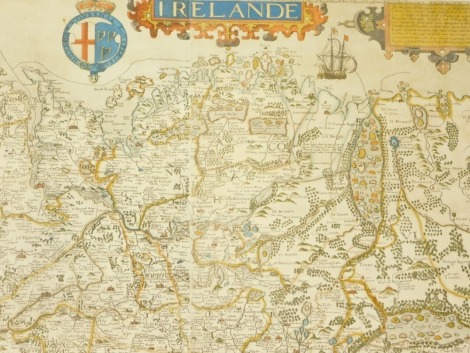 After Sudbury. Map of Ireland with centre fold, in colours, 53cm x 82cm.