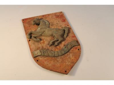 Grantham Interest. An Invicta Barfords metal plaque.