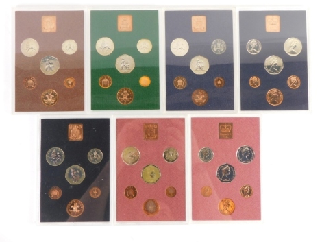 Royal Mint coin sets, Coins of the United Kingdom and Northern Ireland for 1978, 1979 (2), 1974 and 1975, etc. (a quantity)