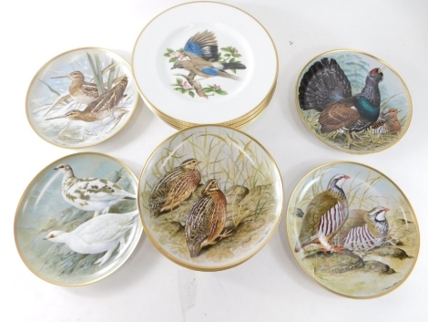 A quantity of Franklin Porcelain collectors plates, mainly relating to game and other birds, after artists to include Basil Ede, etc.