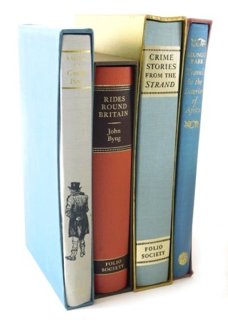 Byng (John). Rides Around Britain, hardback book by The Folio Society, in slip case and various others.