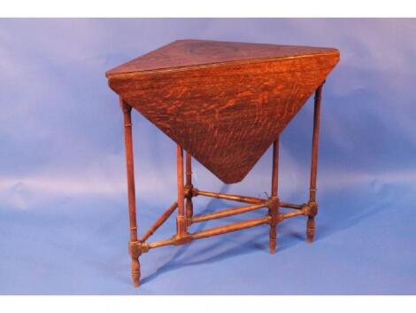 A late 19thC oak coaching table