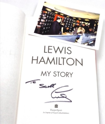 Various signed hardback fiction, to include Hamilton (Lewis) My Story (2), Phinn (Gervase) A Wayne in a Manger, Flatley (Michael) Lord of the Dance: My Story, Everett (Rupert) Red Carpets, Libergot (Sy) Journey of a Lifetime: Apollo EEcom, Vanratilove (Ma - 16