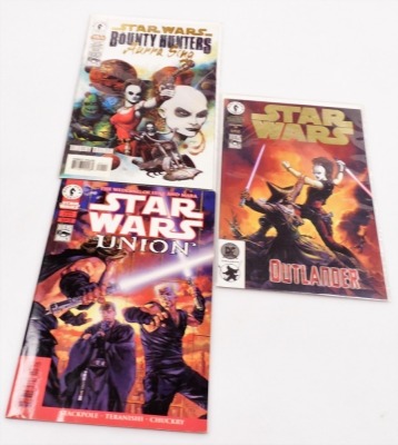 A group of Dark Horse Star Wars comic books, to include Prelude to Rebellion, Star Wars 12, and the Bounty Hunters, Aurra Sing One-Shot. - 2