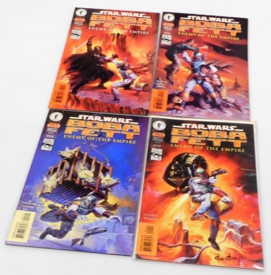 A group of Dark Horse Star Wars comic books, to include Prelude to Rebellion, Star Wars 12, and the Bounty Hunters, Aurra Sing One-Shot. - 5