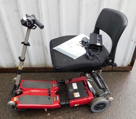 A Luggie folding electric mobility scooter, with battery.