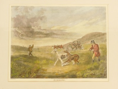 Four later coloured etchings, comprising Finding, 32cm x 41cm, Fox Hunting The Death and Going Out, 21cm x 23cm, and Shorthorn Heiffer, 14cm x 15cm, framed and glazed. (4) - 2