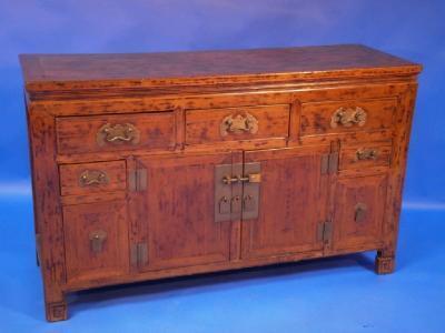 A mid 19thC Chinese sideboard