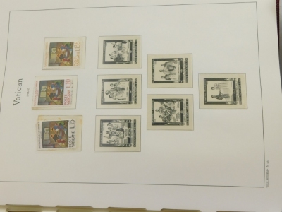 Various first day covers, Republic of Ireland and Eire 1968, other 1960s, Human Rights, John M Synge 1871-1909, Jack B Yeats, various other Irish covers and a further Vatican stamp album partially complete, to include various Pope related stamps. (2 album - 3