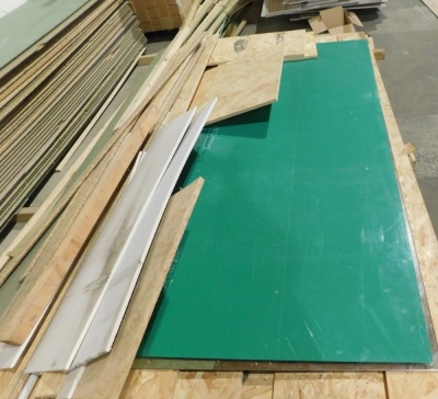 A quantity of chipboard flooring. (Imaged front pallet not in lot) VAT is also payable on the hammer price of this lot. - 2