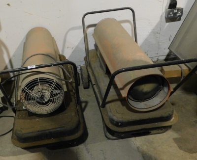 Two warehouse blow heaters, single phase. VAT is also payable on the hammer price of this lot. - 2