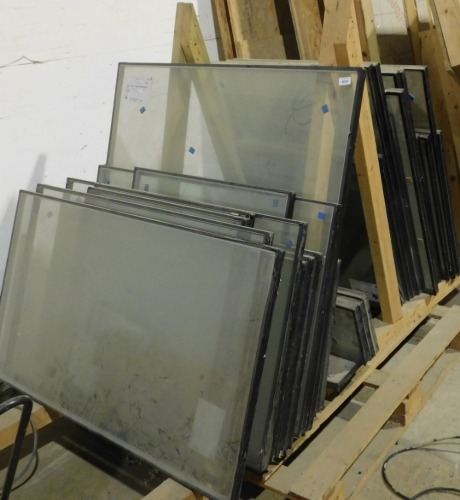 Not Sold. Various sized heat seal trade windows and frames. VAT is also payable on the hammer price of this lot.