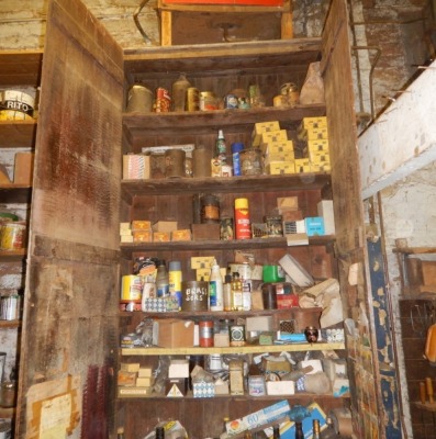 Contents of cupboard, to include fittings, screws, nails, staples, etc. (6 shelves) - 2