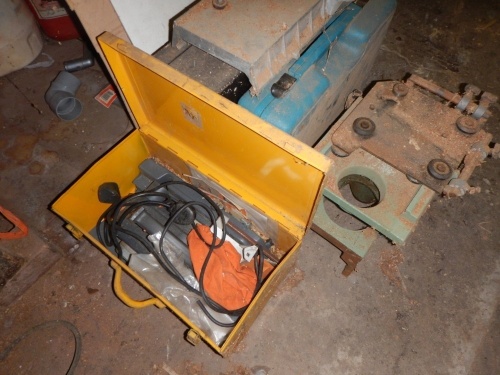 An Elm Hobel-set-MFF80 planer, tool case etc.