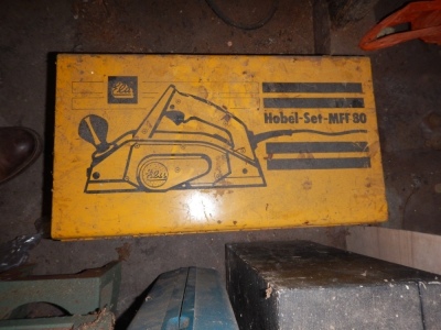 An Elm Hobel-set-MFF80 planer, tool case etc. - 2