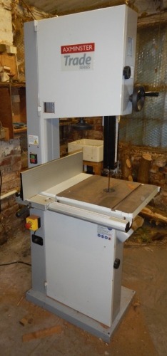 An Axminster trade band saw, 1.5kw, 240V, serial no. 17080083.