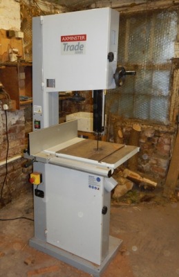 An Axminster trade band saw, 1.5kw, 240V, serial no. 17080083. - 2