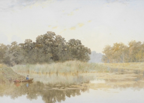 Verner Howard (1840-1902). Near Eastville, watercolour, unsigned, attributed to the mount, 21cm x 32cm.