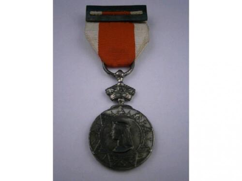 The Queen Victoria Abyssinia medal presented to a Drummer W. Bendall of the 1st Battalion