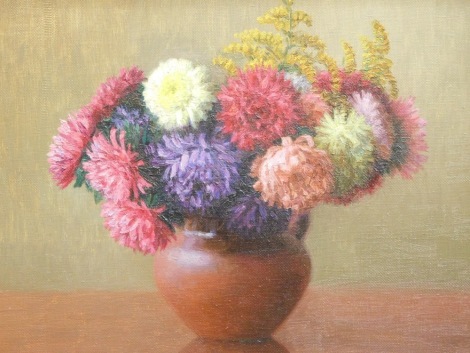 Rashit Habirov (b.1953). Still life, oil on canvas, signed, 39cm x 48cm.