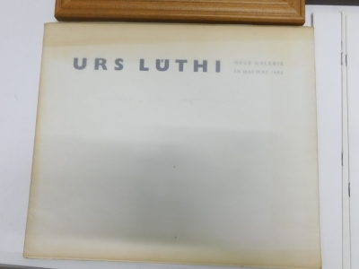 Ors Luthl Neue Galeri 1992 and other brochures, Ors Luthl,The Complete Life and Work paperback, mixed media picture and two others, Parker (Corlenia) Avoided Object, etc. (a quantity) - 2