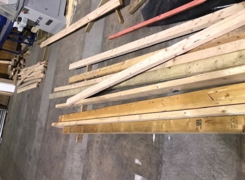 The residual spare timber on site that is not included in previous lots. VAT is also payable on the hammer price of this lot.