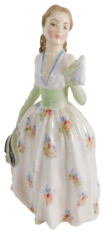 A Royal Doulton figure Carolyn, HN2112, printed marks beneath, 20cm high.