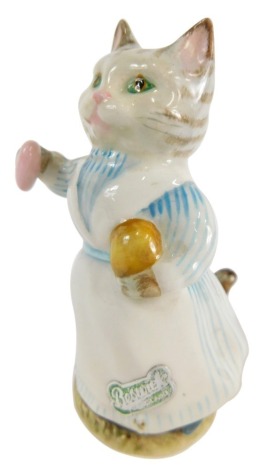 A Beswick Beatrix Potter figure Tabitha Twitchit, gold oval mark beneath, 9cm high.