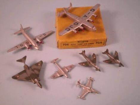 A Dinky toys Avro York airliner (boxed)