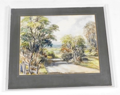 F.H. Webster (20thC School). Vale of Belvoir, mixed media, signed, dated verso 1975, 39cm x 47cm. - 2